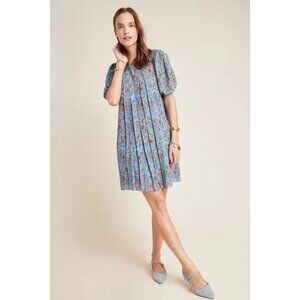 Anthropologie Sachin & Babi Marina Pleated Swing Dress